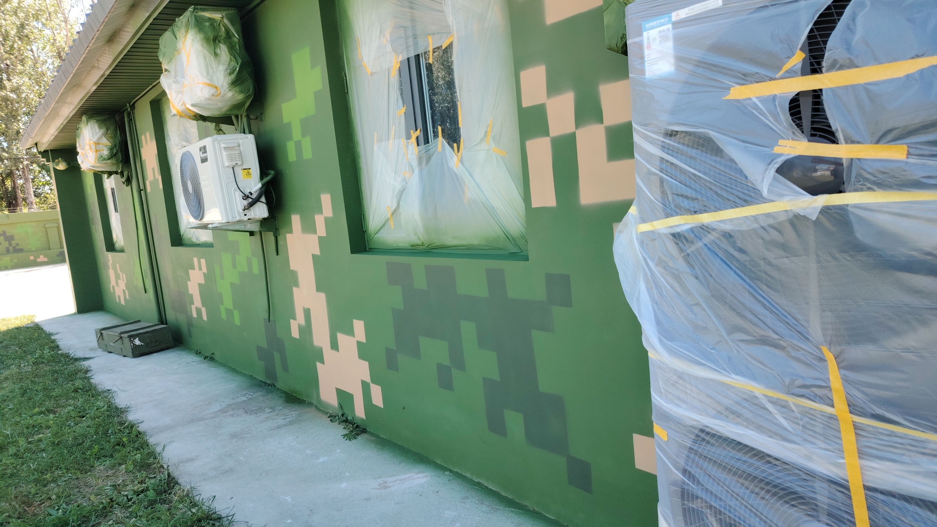 大兴外墙迷彩漆施工多少钱 伪装迷彩漆